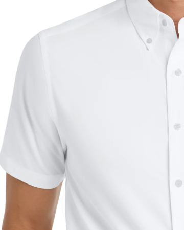 Closeup of a S508 Port Authority Short Sleeve Easy Care Shirt